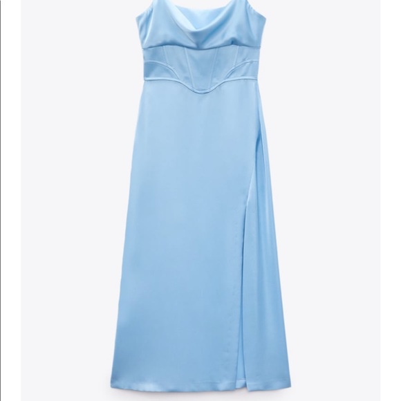 ZARA NWT CORSETRY SLIP DRESS - Picture 7 of 11